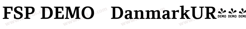 FSP DEMO   DanmarkUR字体转换
